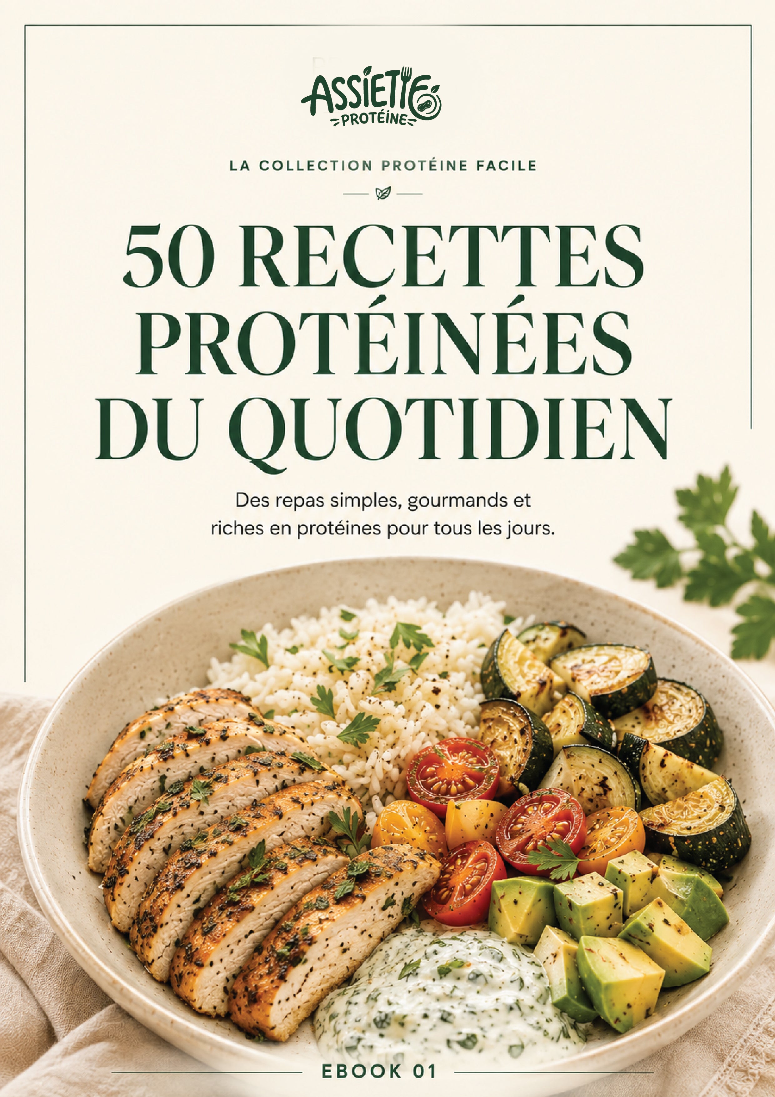 50 recettes protéinées du quotidien
