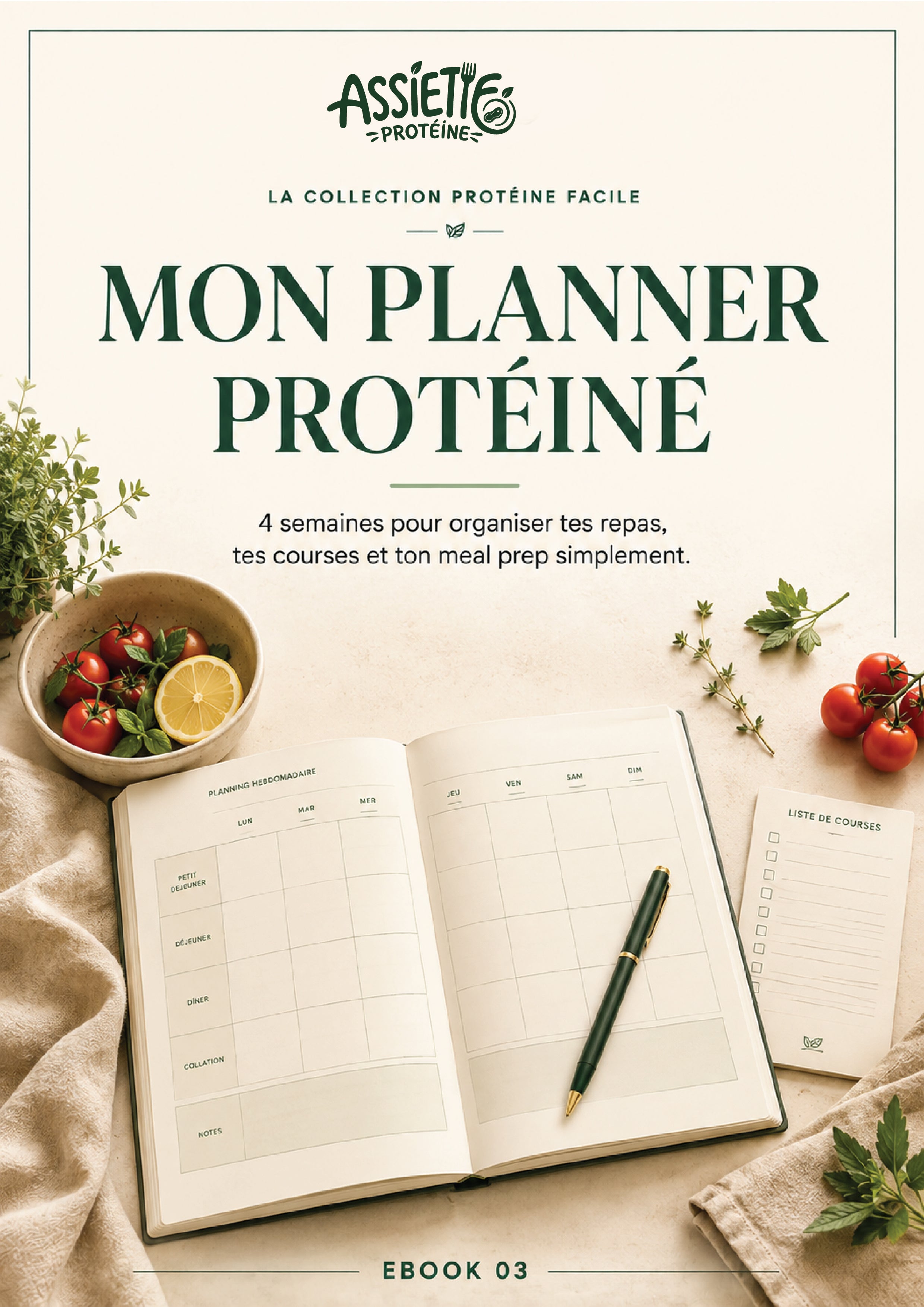 Mon Planner Protéiné
